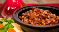 Lamb Tagine with Chickpeas & Apricot